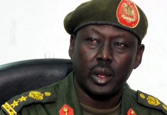 Col. Philip Aguer, the SPLA Spokesperson Col. Philip Aguer, the SPLA Spokesperson