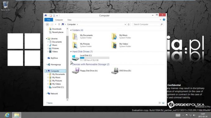 Windows 8 Blue leaks to the internet from Poland