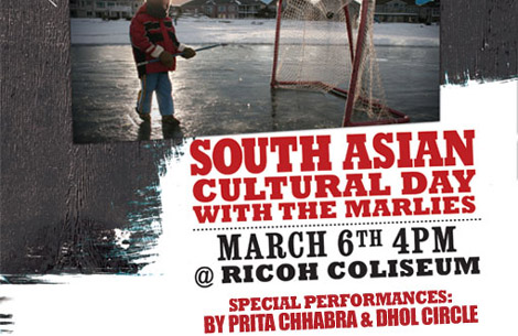 South Asian Cultural Day with the Marlies