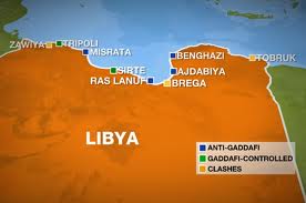 Libya-MapOfFighting Libya-MapOfFighting