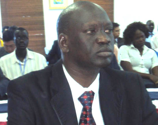 H.E Garang Diing while attending a recent workshop on oil in Juba H.E Garang Diing while attending a recent workshop on oil in Juba