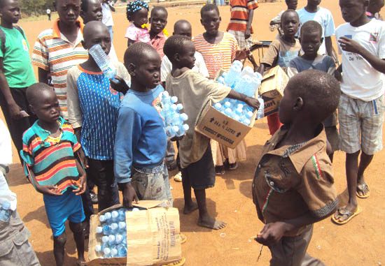 Hundreds Of Southern Street Children Poisoned To Death In Khartoum, Sudan Street children in Torit town of Eastern Equatoria, collecting empty plastic bottles for sale