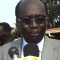 Dr. Barnaba Marial briefing the press in Juba