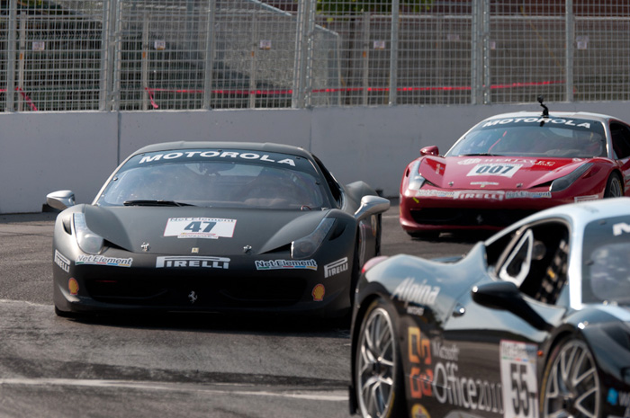 Ferrari 458 Challenge cars were the best looking of the weekend 
