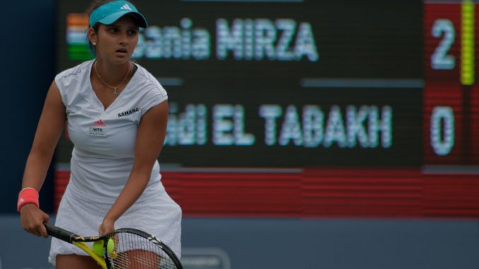 Double the Success for Sania Mirza in Comeback to WTA Tour Sania Mirza setting up for a serve during qualifying of the WTA Rogers Cup in Toronto
