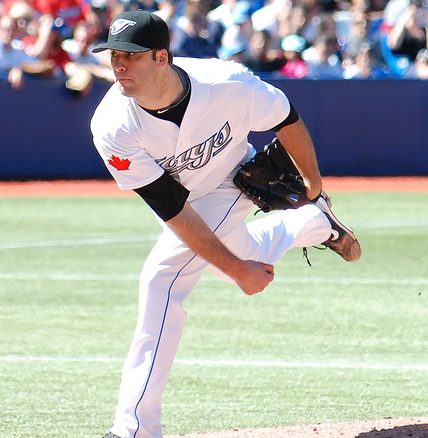 Blue Jays starting pitcher Brandon Morrow delivers a pitch in his impressive win on Sunday afternoon (Karan Vyas)