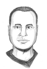 Sketch of the suspect Sketch of the suspect