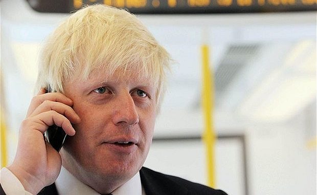 London Mayor Boris Johnson