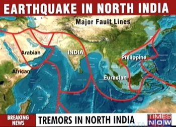 earthquake jolts North India earthquake jolts North India