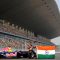 Red Bull Racing’s F1 car with driver Neel Jani at the Buddh International Circuit in India
