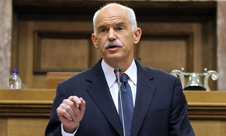 Greek Prime Minister George Papandreou Greek Prime Minister George Papandreou