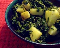 aloo palak aloo palak