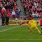 Revolution goalkeeper Bobby Shuttleworth and defender Darrius Barnes look on helplessly as TFC striker Danny Koevermans knocks in the game-tying goal (JP Dhanoa)