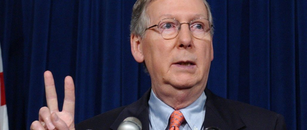 Senate Minority Leader Mitch McConnell