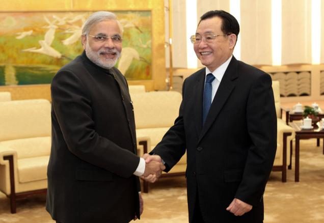 Chief Minister Narendra Modi on a visit to China