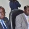 South Sudanese Deputy Finance Minister Marial Awou (left) flanked by Information Minister Dr Barnaba Marial at the revenue management workshop in Juba. [©Gurtong]