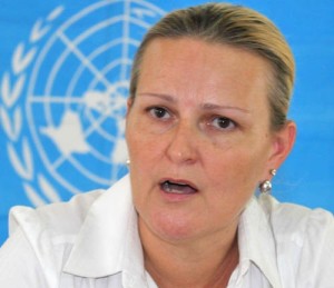 United Nations Deputy Humanitarian and Resident Coordinator for South Sudan Lise Grande. [©Gurtong]