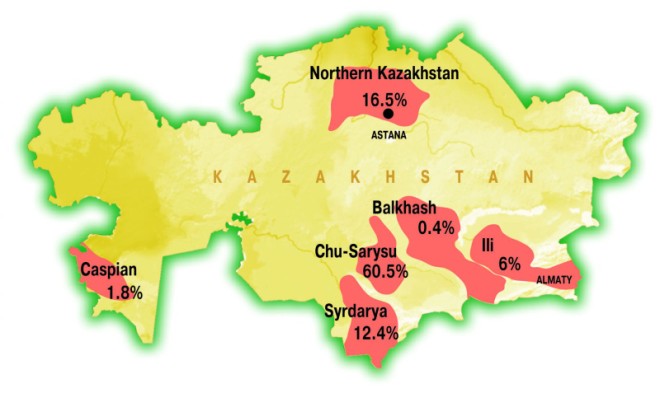 Uranium deposits in Kazakhstan Uranium deposits in Kazakhstan