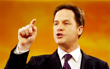 The Deputy Prime Minister, Nick Clegg The Deputy Prime Minister, Nick Clegg