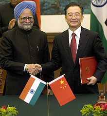 Manmohan Singh and Wen Jiabao Manmohan Singh and Wen Jiabao