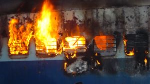Two Howrah-Dehradun Express Coaches catch fire Two Howrah-Dehradun Express Coaches catch fire