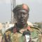 Colonel Philip Aguer the SPLA Spokesman briefing the press in Juba about the SAF attacks [©Gurtong]