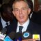 Mr. Tony Blair speaking to the press shortly after the meeting in Juba [©Gurtong]