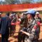 Chinese officers and other stakeholders during the opening ceremony of the road construction in Mapel town [©Gurtong]