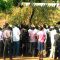 Christians gather outside the Deputy Governor’s house to mark Christmas Day [©Gurtong]