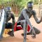 Youth members displaying their traditional regalia as a way of using tradition to create peace in Rumbek [©Gurtong]