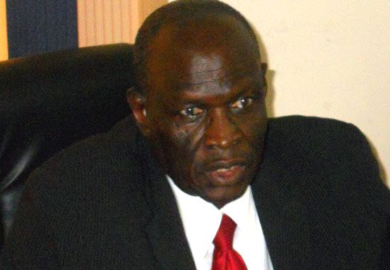 Bank of South Sudan Governor Mr. Kornelio Koriom speaking to Gurtong [©Gurtong]