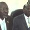 (L-R) Stephen Dhieu and Dr. Benjamin Marial during the conference at the Ministry of Information in Juba [©Gurtong]