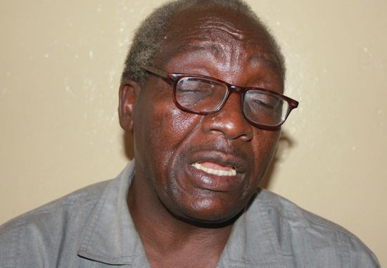 Mr. Jacob Kyansuk Isaac speaking to Gurtong in Wuddu Town [©Gurtong]