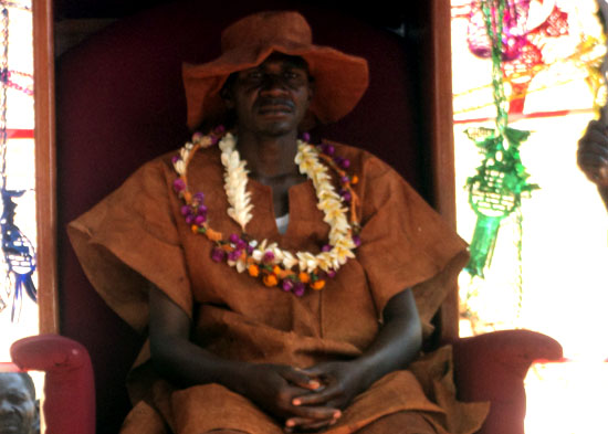 The new Chief Moses Zaza Salvator Mahadi [©Gurtong]