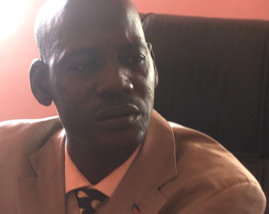 Mr. Aguer Wol Aguer speaking to Gurtong in his office in Aweil town [©Gurtong]