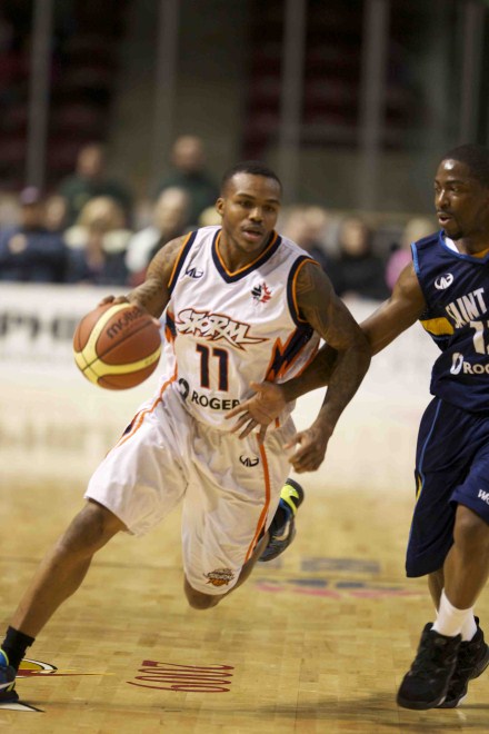 Summerside Storm guard Stephen McDowell Summerside Storm guard Stephen McDowell