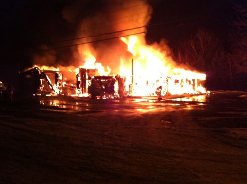 Rogersville municipal building fire - January 9, 2012 Rogersville municipal building fire - January 9, 2012