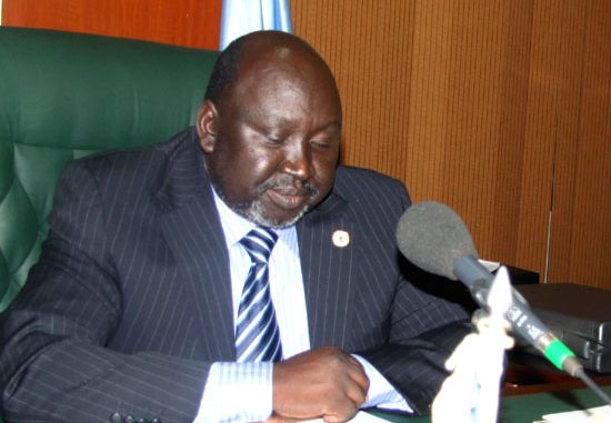 The Lakes State Governor Hon. Chol Tong Mayay The Lakes State Governor Hon. Chol Tong Mayay