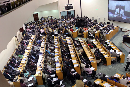 South Sudan National Assembly members during a previous session [©Gurtong]