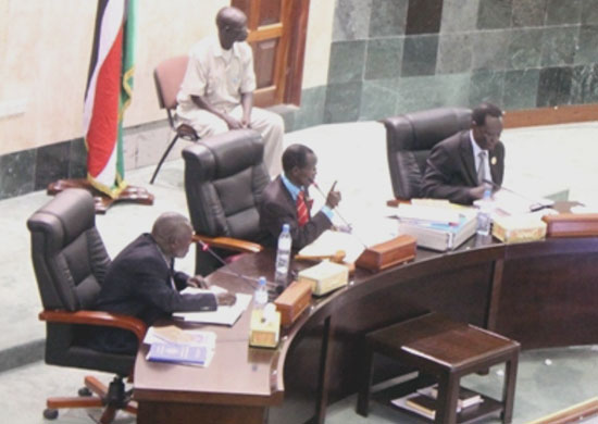 National Assembly Speaker Hon. Wani Igga (centre) chairing the session over unfair mistreatment of journalist National Assembly Speaker Hon. Wani Igga (centre) chairing the session over unfair mistreatment of journalist