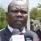 Mr. Pagan Amum speaking to press in Juba [©Gurtong]