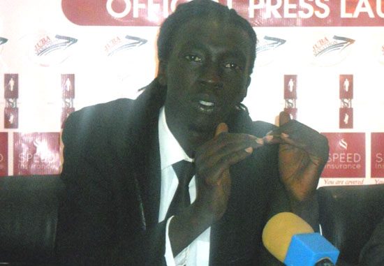 General Operation Manager of Speed Insurance South Sudan, James Kuria during the press briefing [©Gurtong]