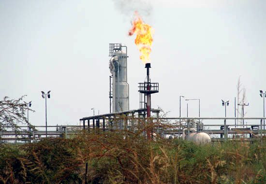 A view of the Heglig oil field in Unity State