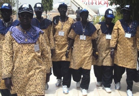 The solar engineering trainees arrive at Juba International Airport [©Gurtong]