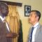 (L-R) Mr. Deng Deng and the JICA representative sharing moments after the opening of the two-days deliberations at Juba Bridge Hotel [©Gurtong]