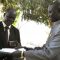 WBGS Minister of Finance Moriss Yol Akol (left) handing over the State Transitional Constitution to Governor Rizik Zackaria Hassan [©Gurtong]