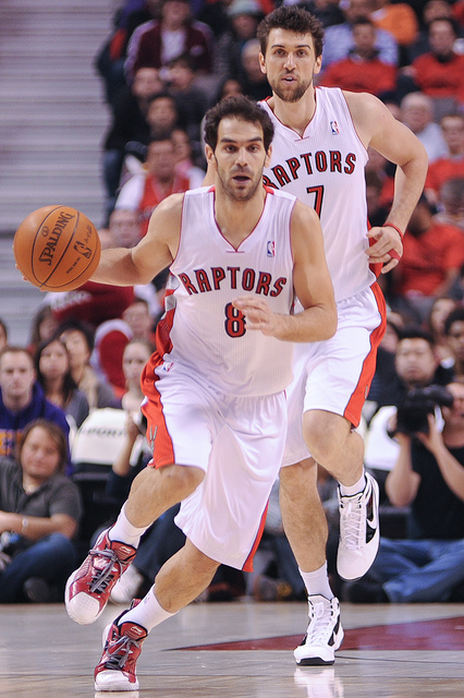 Jose Calderon and Andrea Bargnani both struggled offensively for the Toronto Raptors on Wednesday night against the Chicago Bulls. They were a combined 5-of-20 from the floor for 17 points in a 94-82 loss (Karan Vyas) Jose Calderon and Andrea Bargnani both struggled offensively for the Toronto Raptors on Wednesday night against the Chicago Bulls. They were a combined 5-of-20 from the floor for 17 points in a 94-82 loss (Karan Vyas)