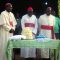 (L-R) Bishops Akio Johnson Mutek of Torit and Emeritus Paride Taban, Archbishop Paulino Lokudu Loro of Juba [©Gurtong /Lopu Moses]