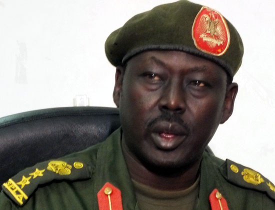 Col. Philip Aguer, the SPLA Spokesperson Col. Philip Aguer, the SPLA Spokesperson