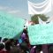 EES citizens display placards during a peaceful demonstration in Torit petitioning UN to mediate the current political crisis [Â©Gurtong/Peter Lokale]